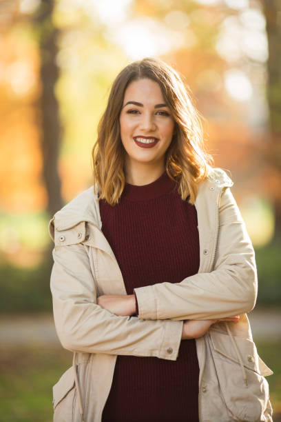 istock Beautiful young woman in sweater 1045130298