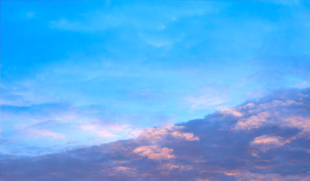 istock Colorful Beautiful blue sky with cloud formation background 1045146410