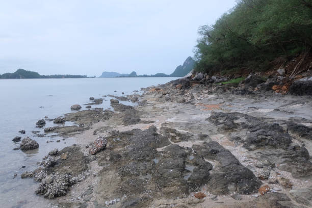 istock Sea in the rainy season 1045149428