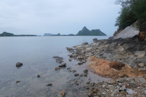 istock Sea in the rainy season 1045149440