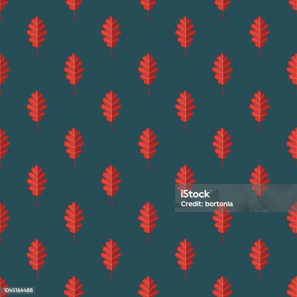 Autumn Leaf Germany Seamless Pattern Stock Illustration - Download Image Now - Pattern, Design, Autumn Leaf Color