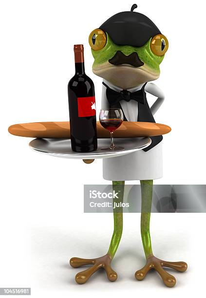 French Frog Stock Photo - Download Image Now - Alcohol - Drink, Amphibian, Animal