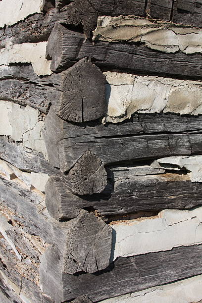 istock Log Cabin Corner Detail 104517222
