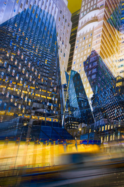 istock Toronto City Skyline - King Street Abstract 1045174954