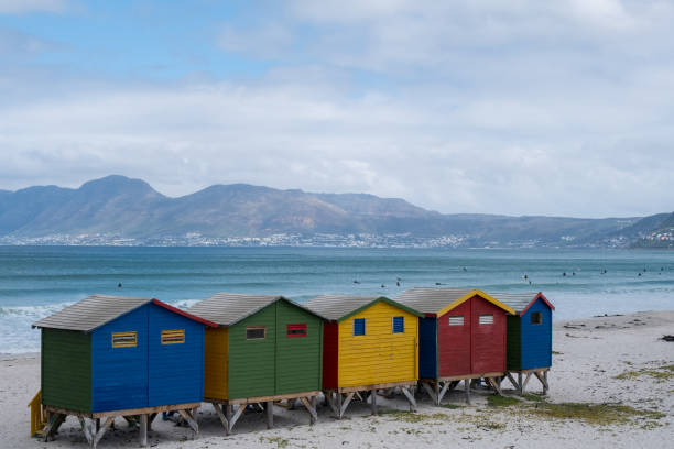 istock Beach huts at Muizenburg 1045192904