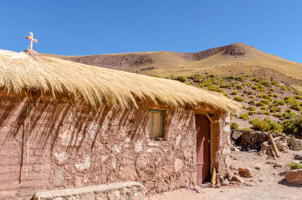 istock Adobe house on Machuca, Atacama Desert, Chile 1045209454