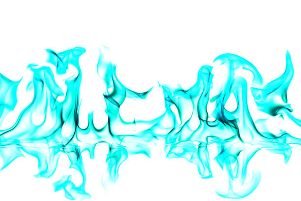 istock abstract color of fire flames revert on white 1045209616