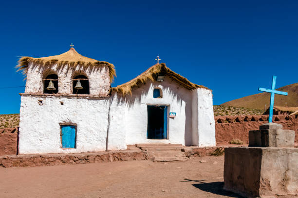 istock Machuca church on Atacama Desert, Chile. 1045209780