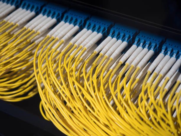 istock Wiring of optical cable 1045212424