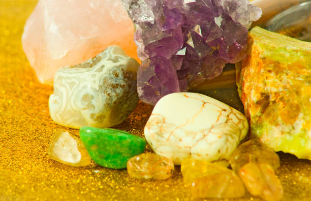 istock image of different colorful stones close-up 1045213086