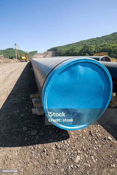 Costruzione Di Una Nuova Conduttura Di Olio - Fotografie stock e altre immagini di Acciaio - Acciaio, Addetto ai traslochi, Affari