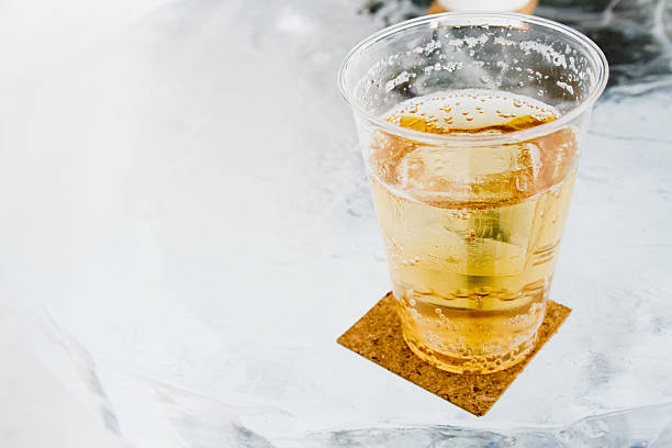 ICE BAR drink stock photo