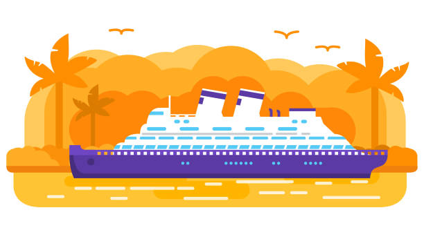 1,950 Cartoon Cruise Ship Illustrations & Clip Art - iStock
