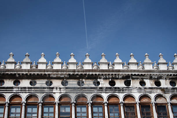 Venice library facade stock photo