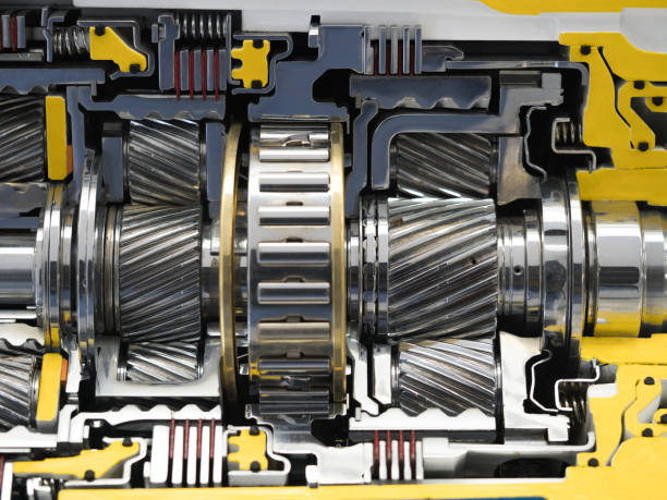 istock Cut model of automobile parts transmission 1045228040