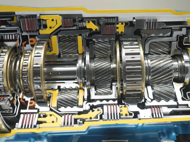 istock Cut model of automobile parts transmission 1045228140