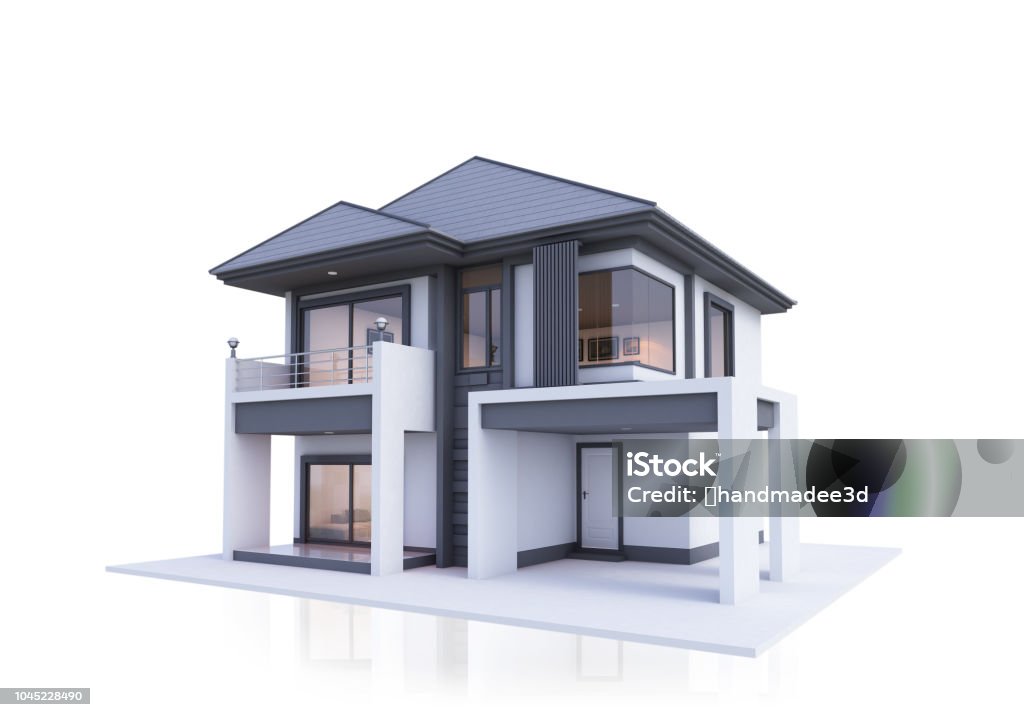 house three dimensional render House Stock Photo