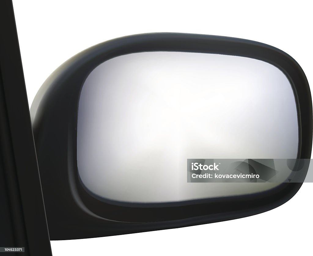 side mirror vector car side mirror on white background Car stock vector