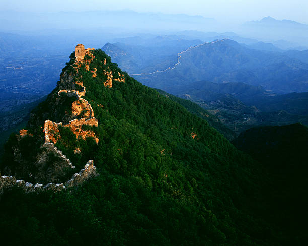 Great wall of China stock photo