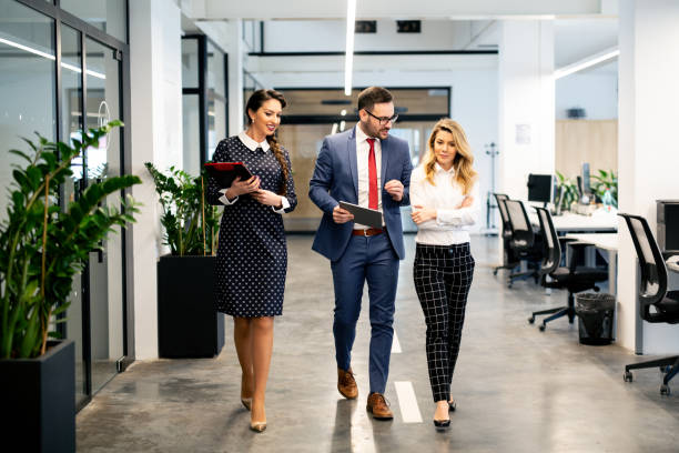 istock Group of business people at the office 1045242774