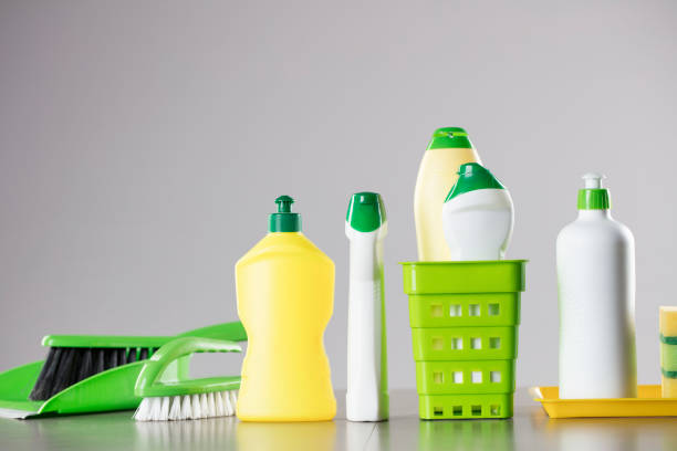 istock House and office cleaning up theme. 1045245608