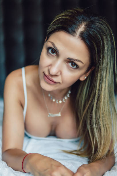 istock Beautiful woman in bed 1045248370