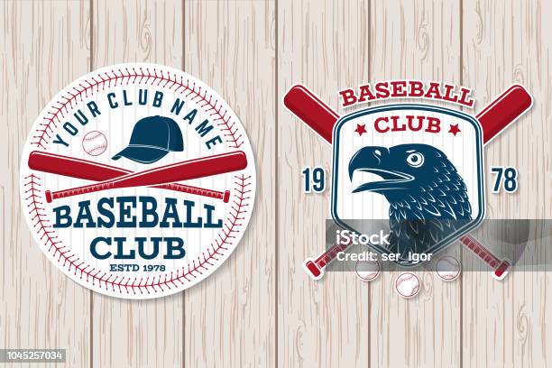 Baseball Club Badge Vector Illustration Concept For Shirt Or Logo Print Stamp Or Tee Stock Illustration - Download Image Now