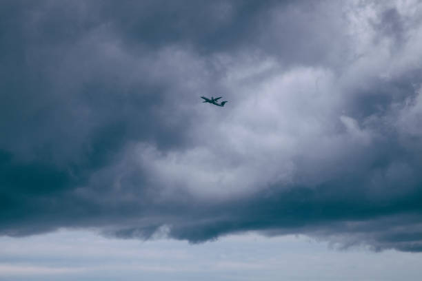 istock Small airplane in the sky 1045269210