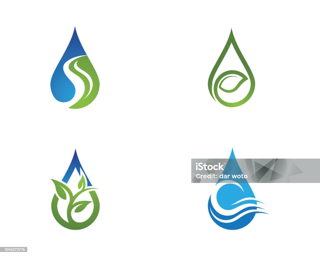 Water Drop Lettering Graphics Water Drop Template Stock Illustration - Download Image Now - Abstract ...