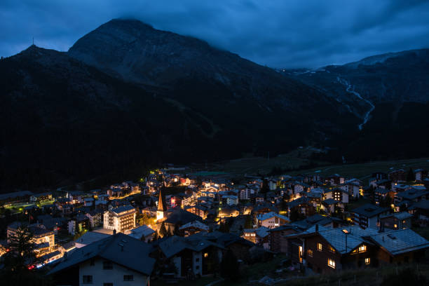istock swiss village at night 1045279110