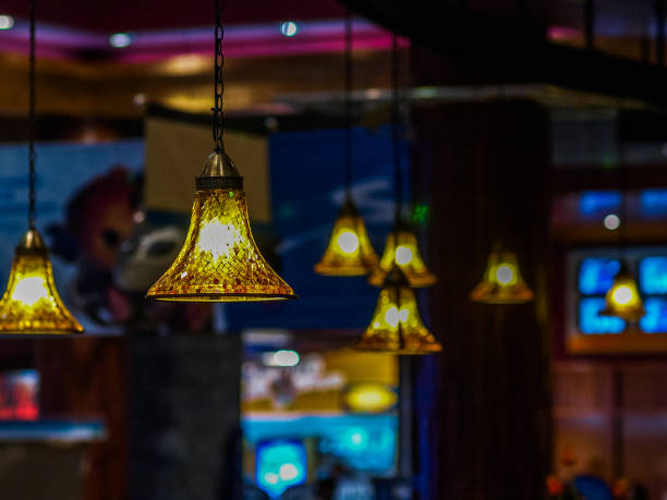 istock Lamps in a shopping mall 1045282938