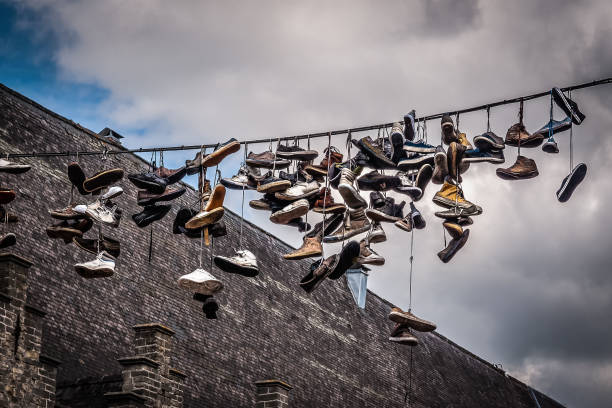 Sneakers on the wires, Adelaide, Australia