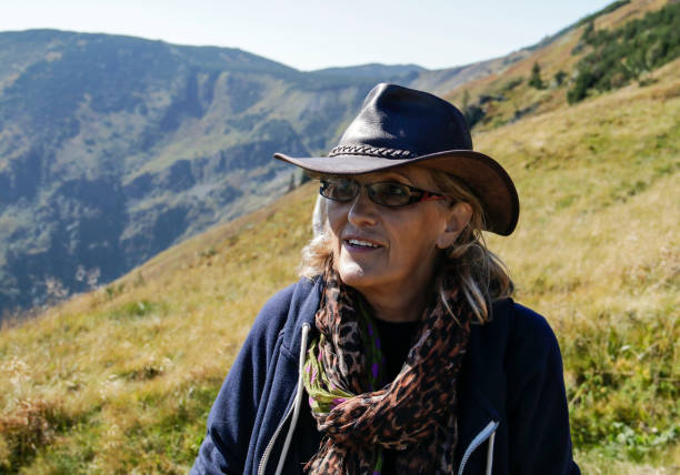 istock Senior hikers in the mountain 1045286614