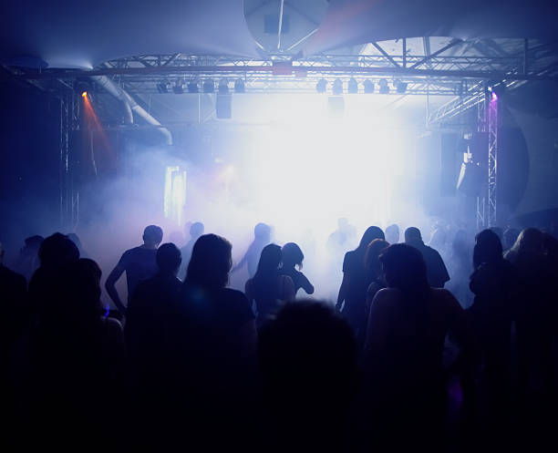istock Dancing people in an underground club 104528788