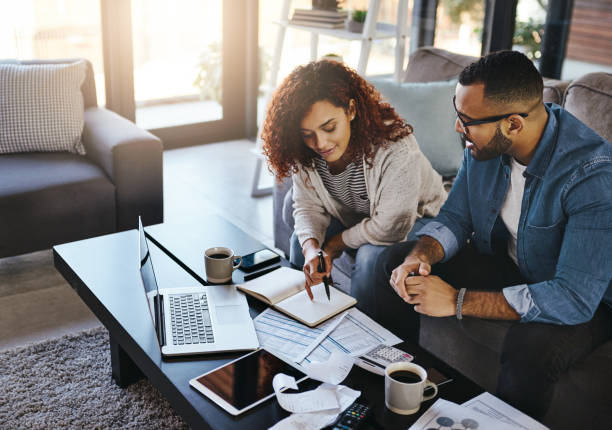 istock Reviewing their current financial state 1045301822