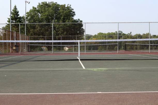 istock Front of Tennis Net 1045302968