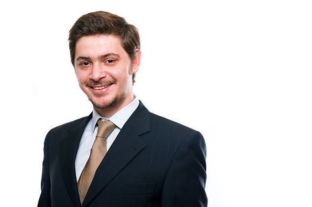 istock Happy and successful businessman 104530914