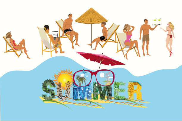 istock Series of summer backgrounds with blue sky and sea water, sun. 1045311906