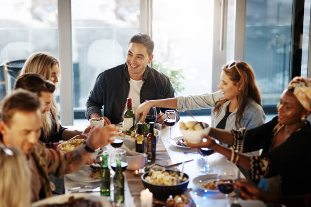 istock Sharing good food and laughs 1045346822