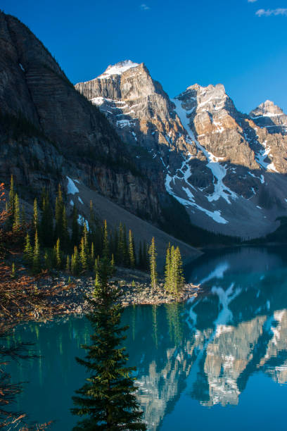 istock Ten Peaks and reflection in Moraine Lake 1045364660