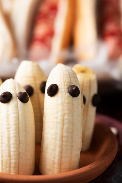 istock funny halloween food on a rustic table 1045368606