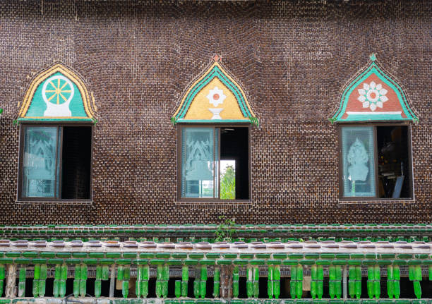 Church Wall on The Millon Bottles Temple