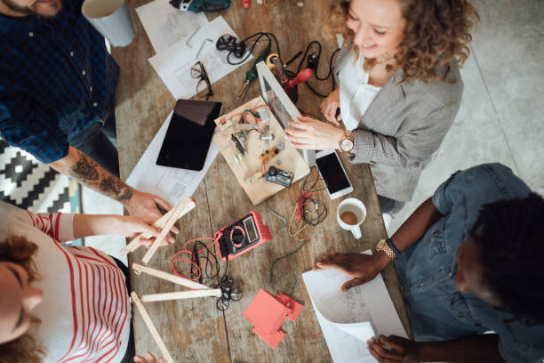 istock Top view of a study material on the table 1045396658
