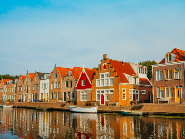 Cityscape, window,house, water channel, editorial