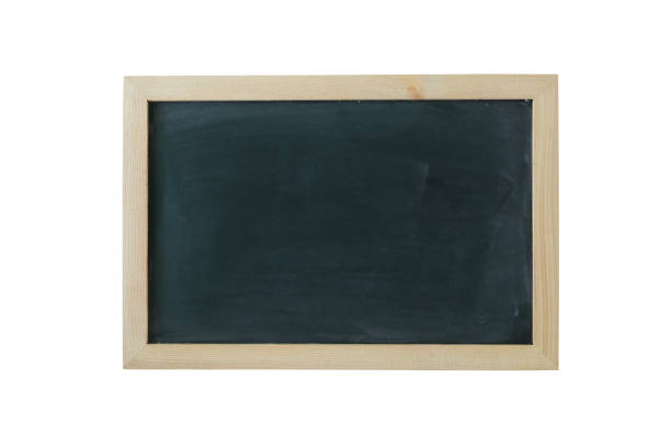 istock chalkboard background with wooden frame, rubbed dirty chalkboard 1045403012