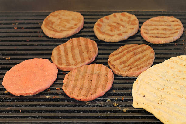 istock Burgers barbecue on grill 1045427170