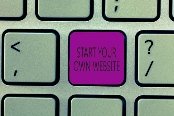istock Handwriting text writing Start Your Own Website. Concept meaning serve as Extension of a Business Card a Personal Site 1045432786