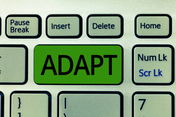 istock Text sign showing Adapt. Conceptual photo Make suitable for a new use or purpose Adjusted to this condition 1045432816