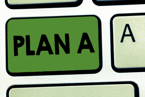 istock Word writing text Plan A. Business concept for ones original plan or strategy detailed proposal for doing something 1045433102