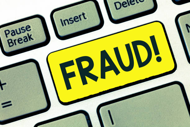 istock Writing note showing Fraud. Business photo showcasing wrongful criminal deception intended result financial or personal gain 1045433328